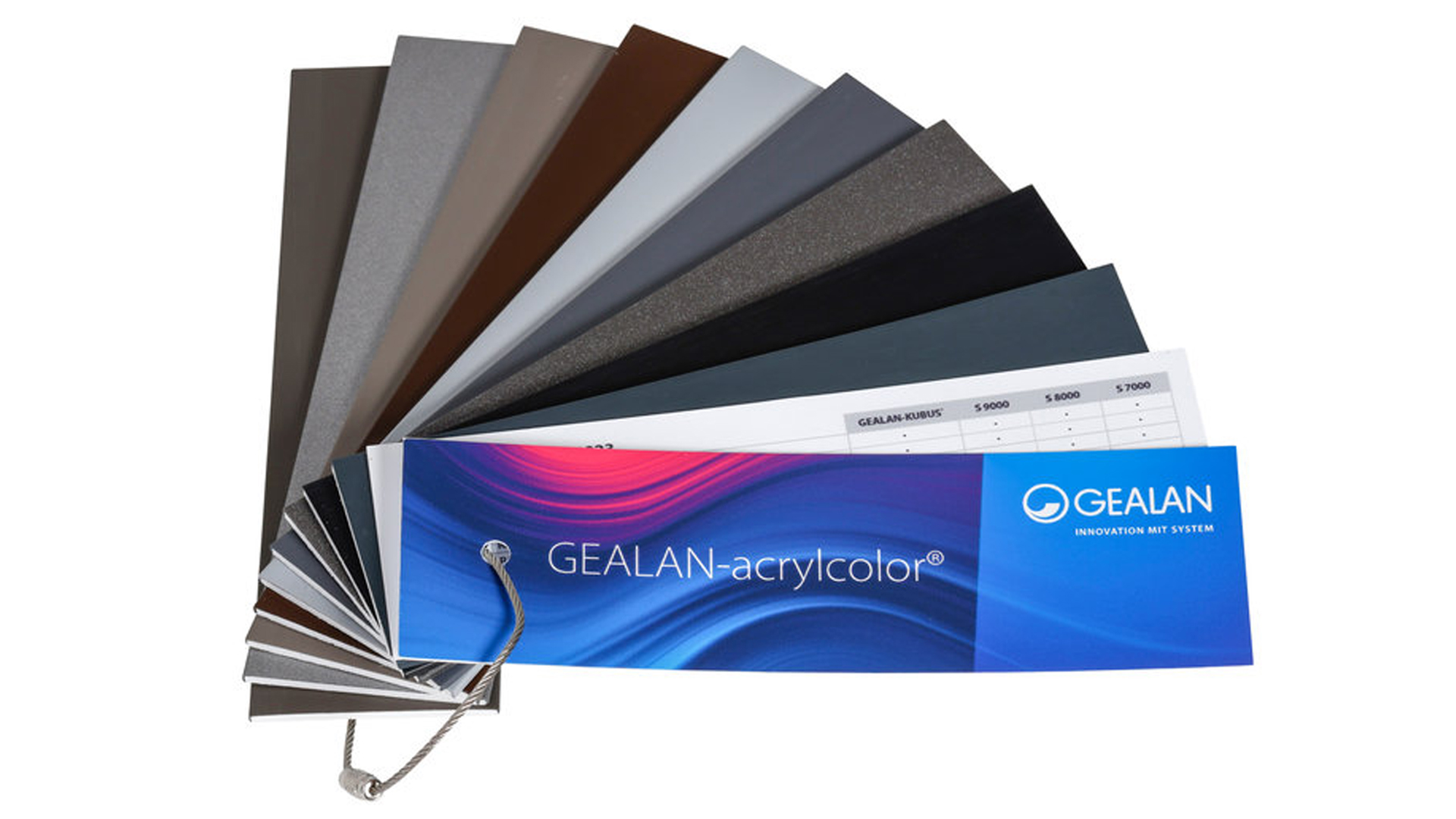 GEALAN Werbemittelshop_color samples GEALAN Werbemittelshop_color samples